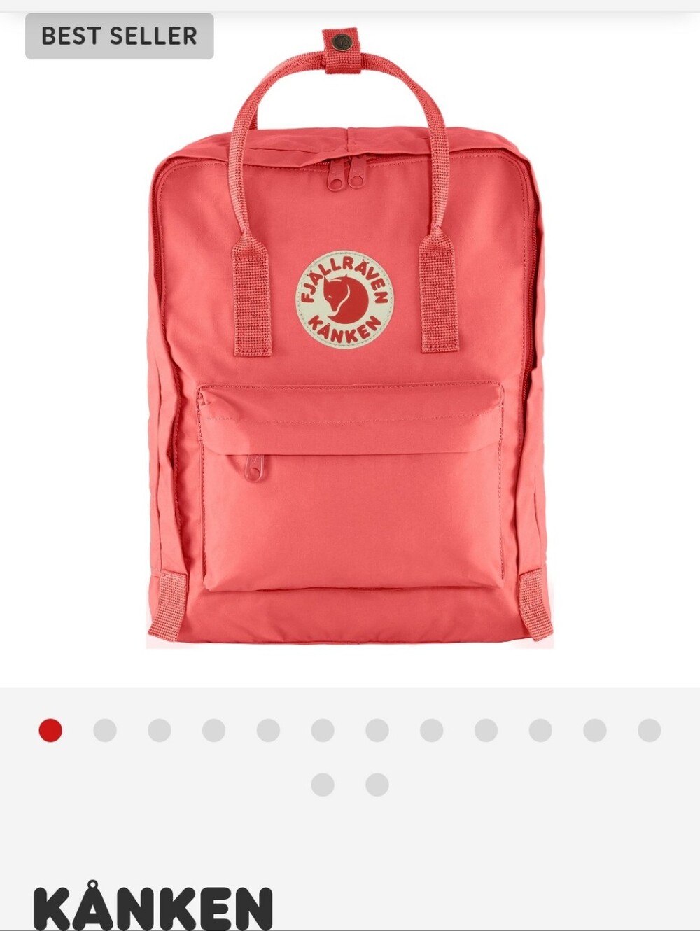 Fjällräven Kånken Classic Backpack - Coral Pink Full Size